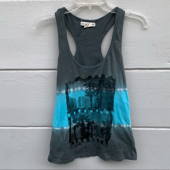 Billabong sleeveless Racer Back Tie Dye Tank - Picture 1 of 4
